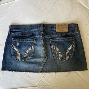 HOLLISTER HCo mini skirt denim size 5 Abercrombie